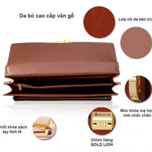 cặp da nam khóa số cao cấp goldlion cgl05-6